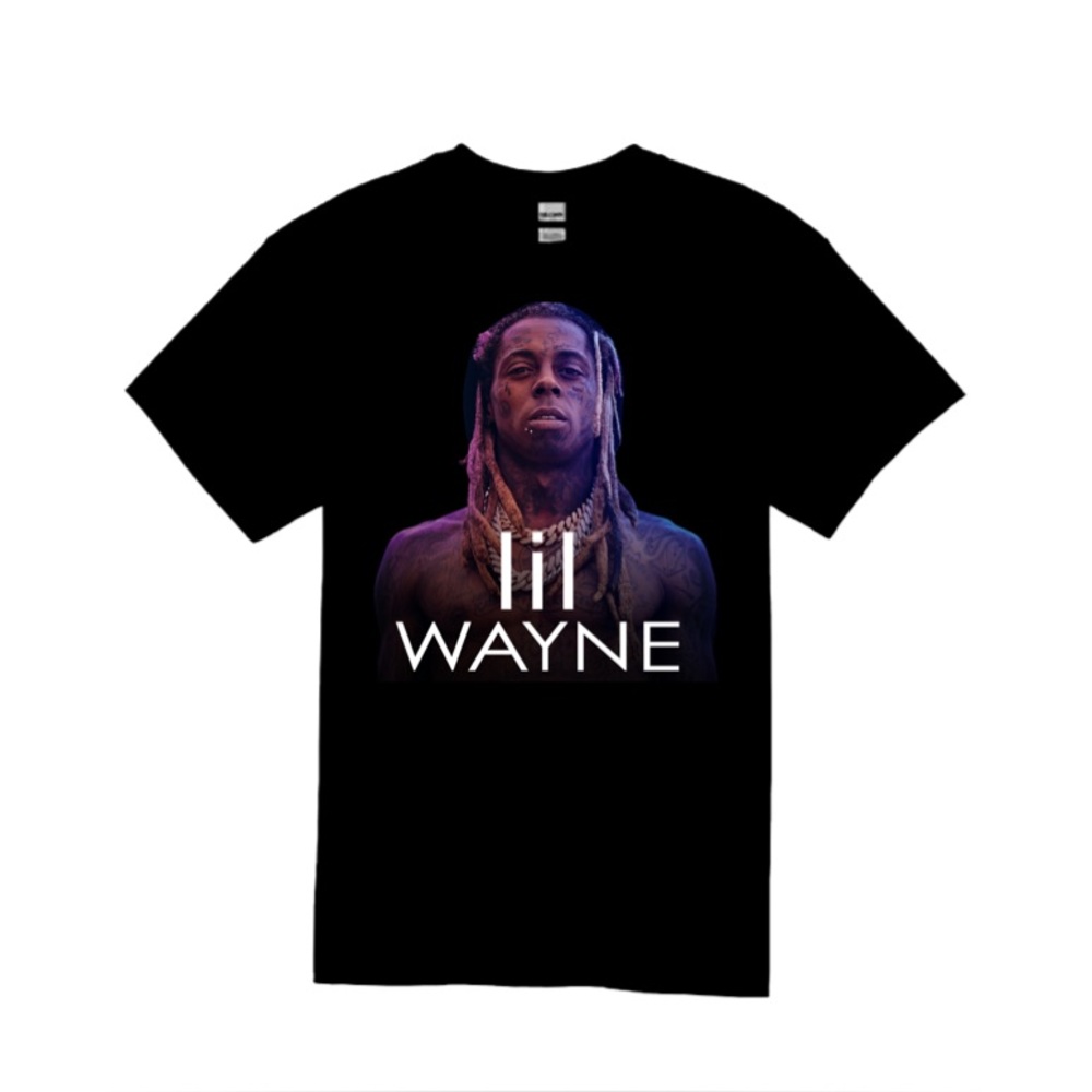 Lil Wayne Black Graphic T-Shirt